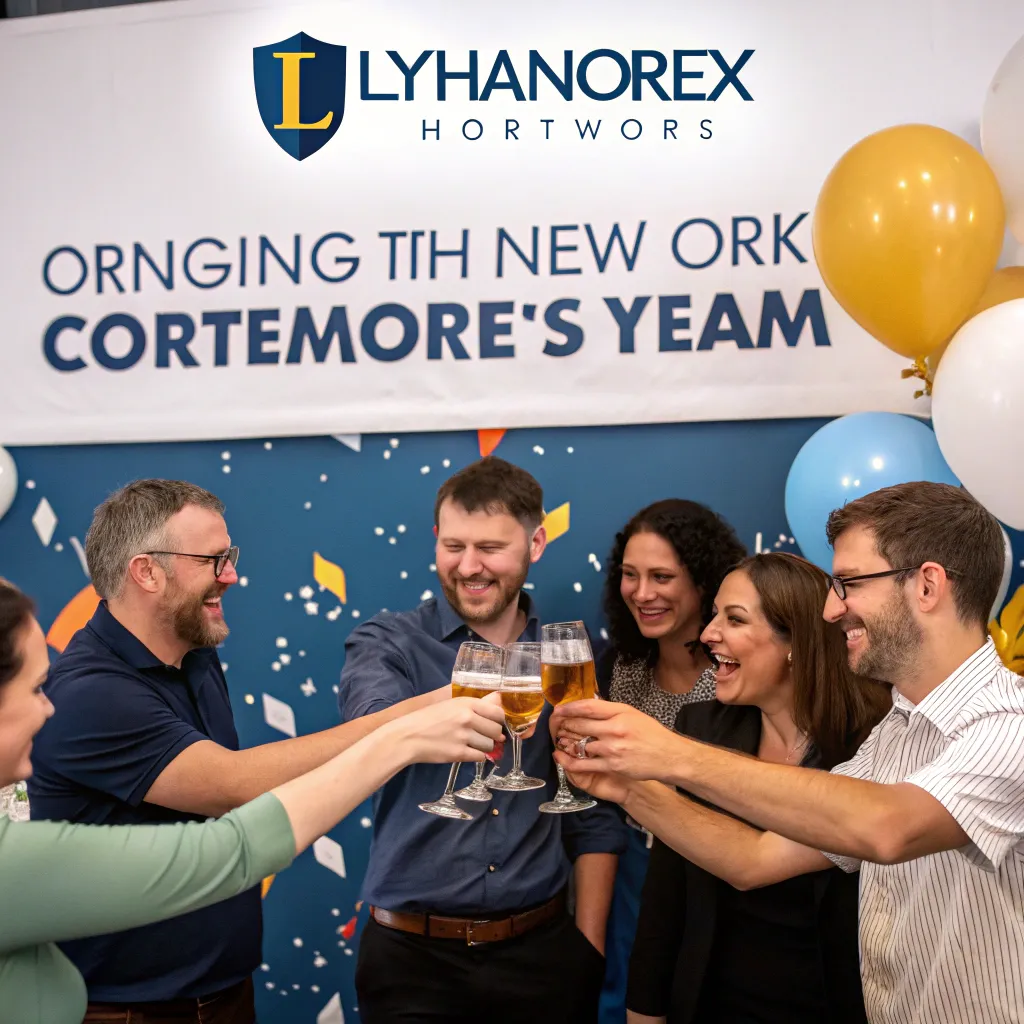An image of the LYTHANOREX team celebrating a milestone